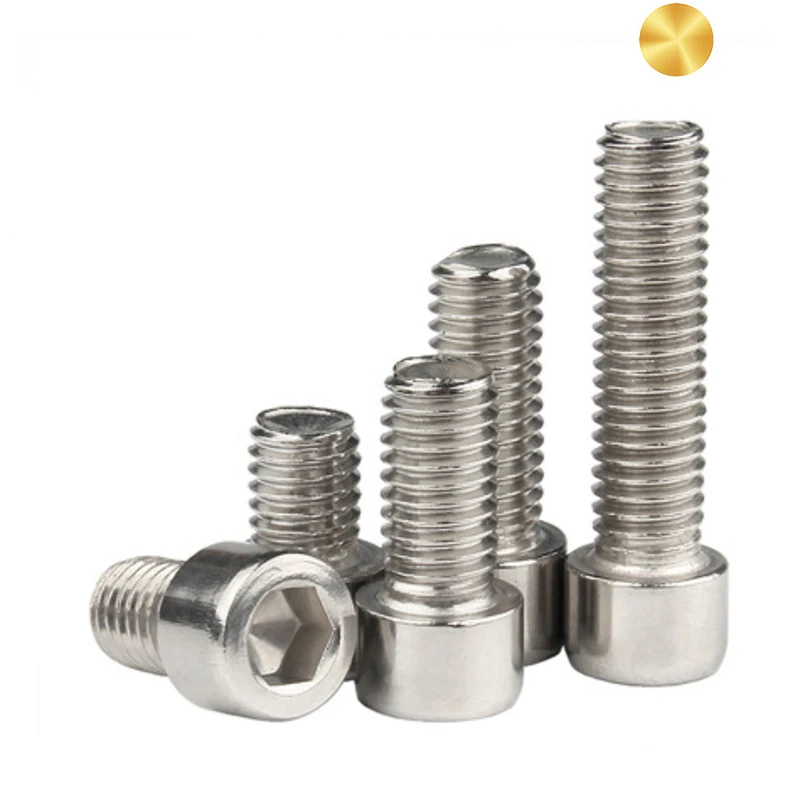 Din 912 M1.2 M1.6 M2 M2.5 M3 stainless steel hex socket head cap screw