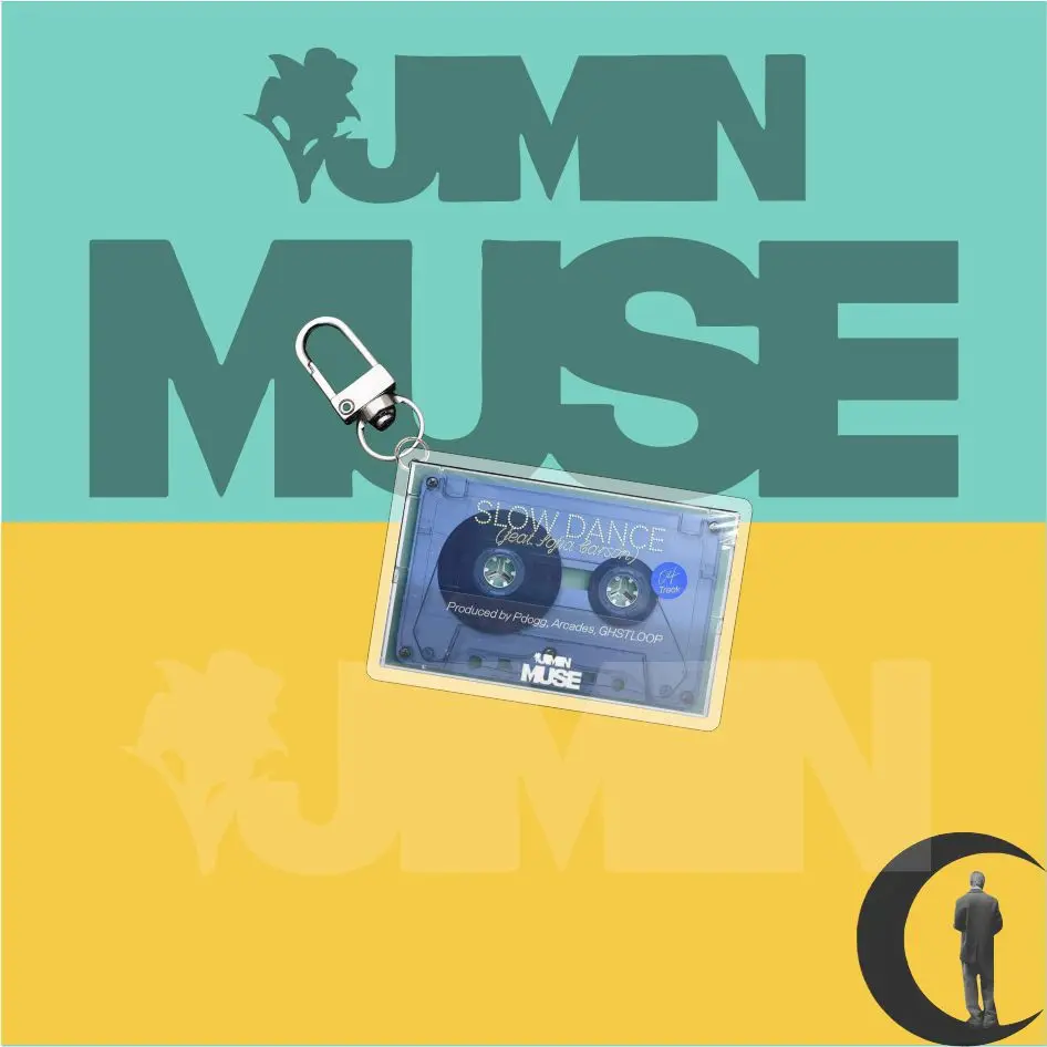 Kpop Jimin New Music CD Album Keychain Acrylic Double -sided Tape-shaped Keyring Bag Pendant Fans Collectible Accessories Gift