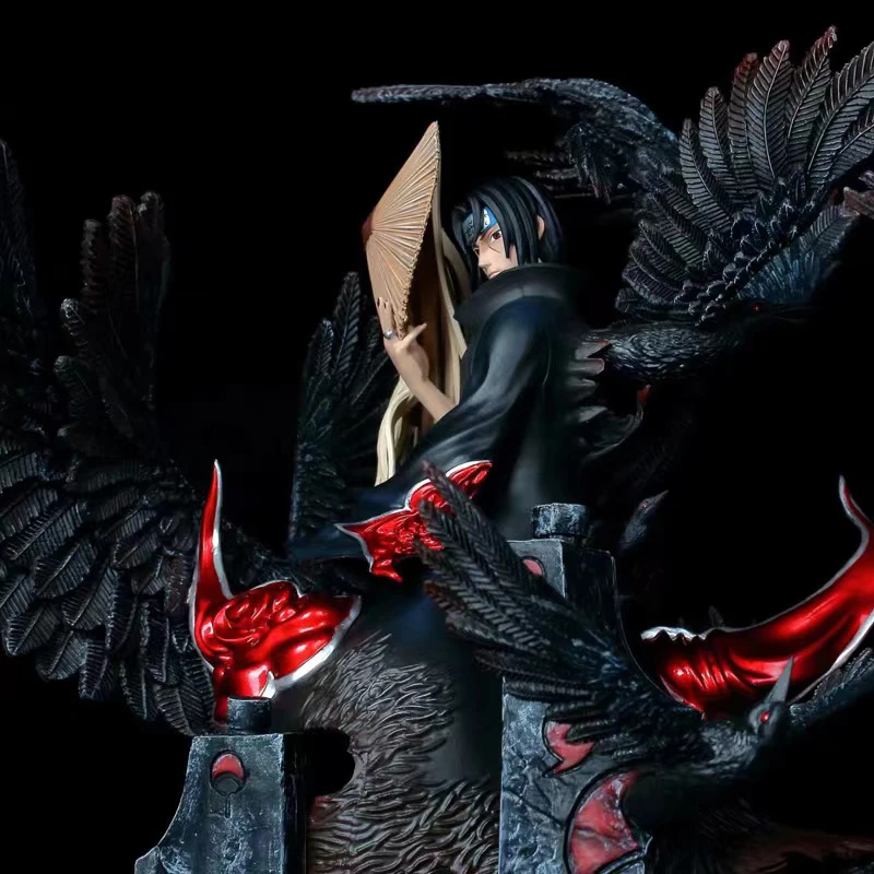 2021 Hot sale 36CM GK Uchiha Itachi action figure Crow Scene statue PVC model toy for gifts with great price