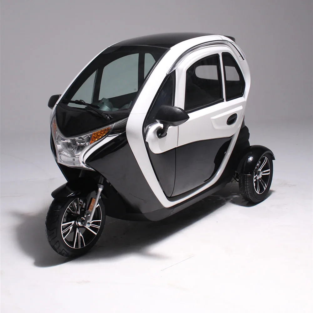 EEC certification  Tricycle mini adult scooter three wheels high-end fully enclosed electric tricycle