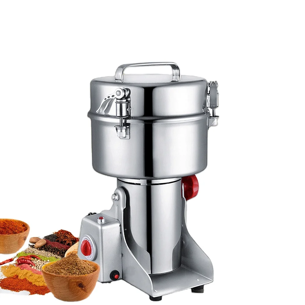 In Stock Wheat Pulverizer Machine For Kitchen Household Dry Food Powder Making Grinder Pepper Grinding
