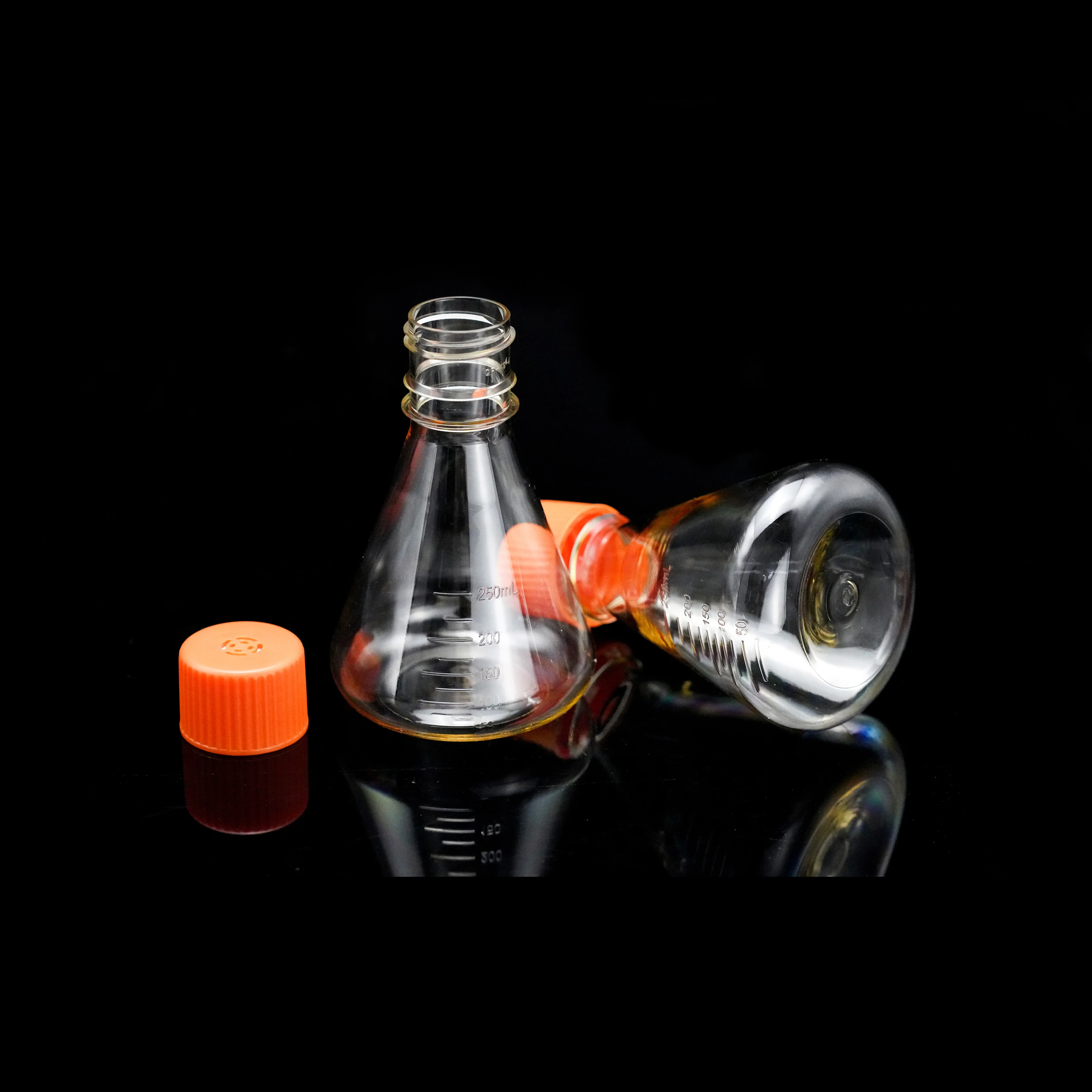 Cell Culture Screw Lab Plastic Conical Flask