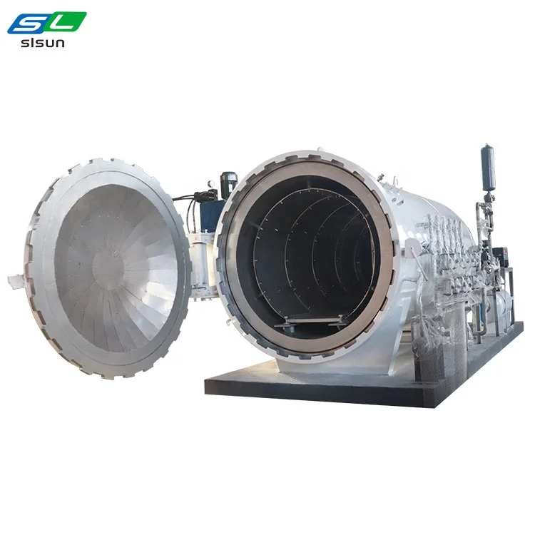 Hot sale ASME PED customized Steel composite curing prepreg carbon fiber cure oven Autoclave Reactor