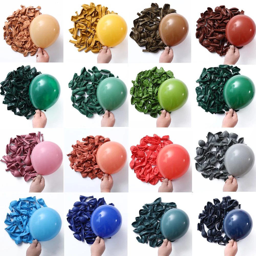 10inch 2.2g Retro dusty pink latex balloon matte blush white sand Eucalyptus latex balloon factory wholesale rubber balloon