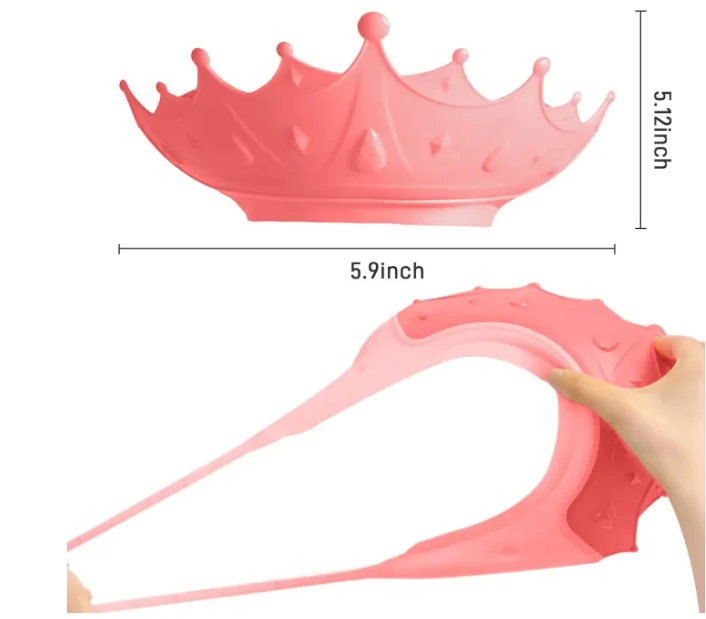 Shampoo Shower Bathing Protection Bath Cap  Kids Shower Cap Baby Hair Washing Guard Baby Bath Hat Shield