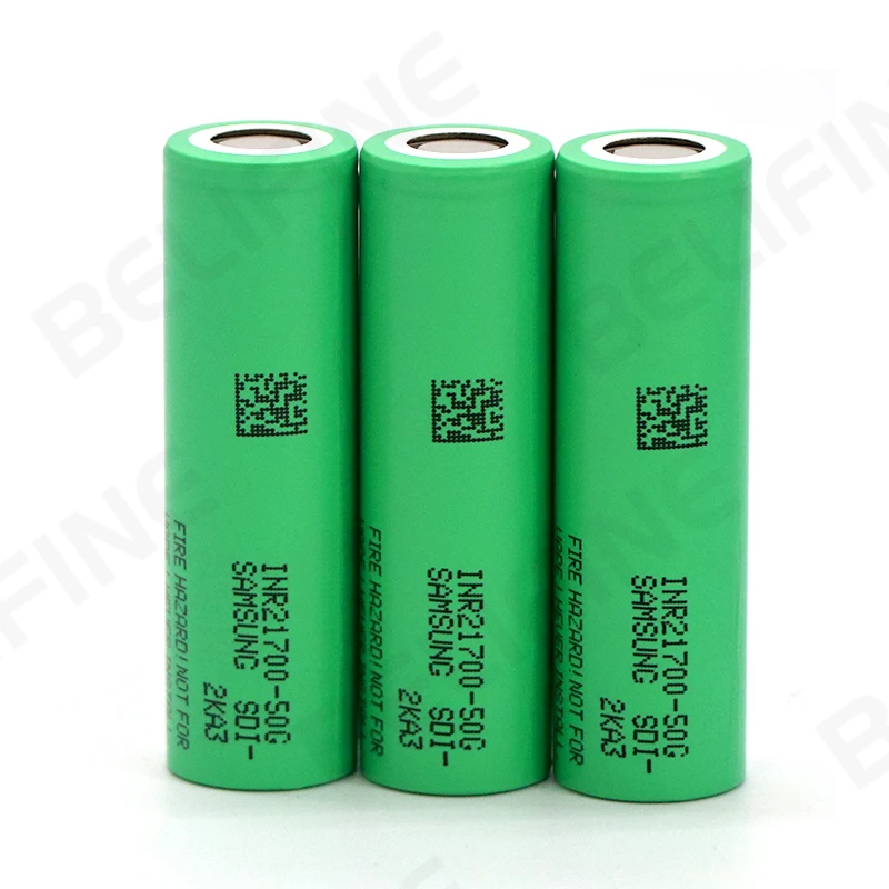 INR21700 50G Battery 5000mAh Rechargeable Lithium Battery INR 21700 50G For Power Tools