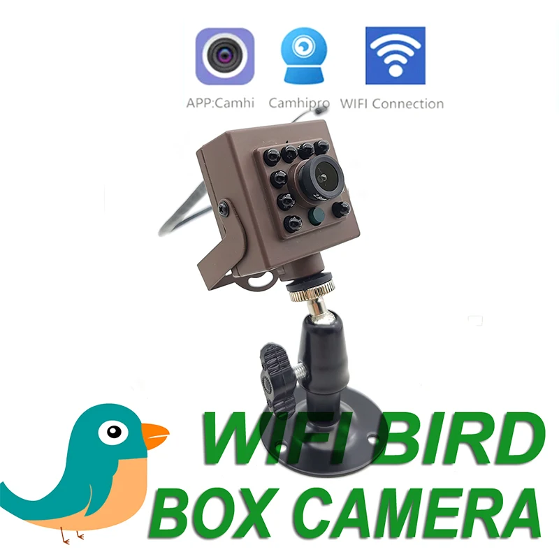 New Arrival CMOS 1080P 5MP IP Network P2P Cctv SD Card IR CUT Infrared Mini IR Wifi Wireless Camera With Double Bracket Camhi