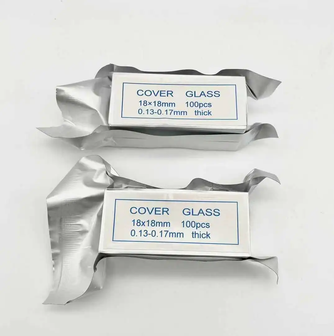 Laboratory Super Clear Glass Microscope Slides Cover Slip Glass Multi-specification