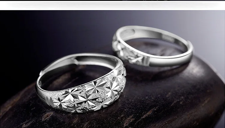 Free Size Silver Rings For Lover Accept Small Order Fast Delivery Time Fashion Wedding Jewelry Cheap Price Wholesale Rings