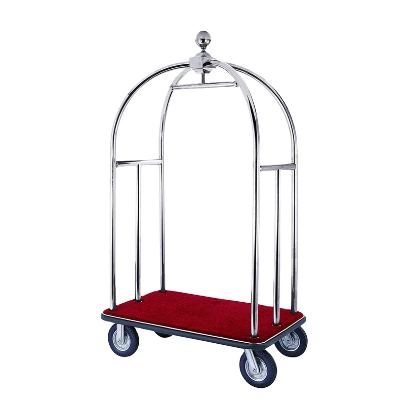 Wholesale Hotel Birdcage Luggage Trolley Cart Luggage Cart Trolley With 4 Wheels