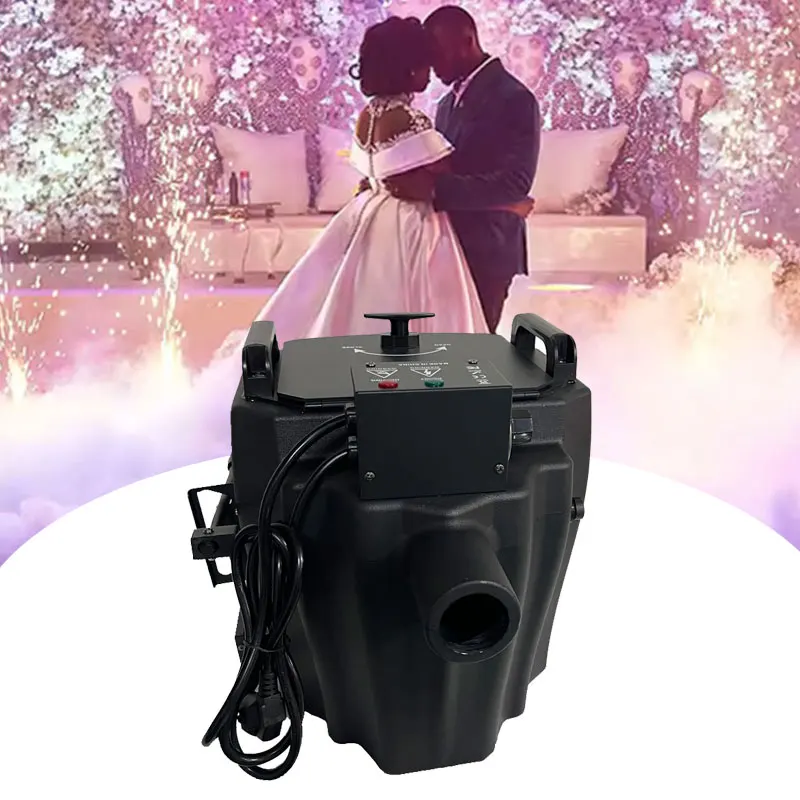 wedding party  concert stage show 3500W ground smoke machine dry ice low fog machine