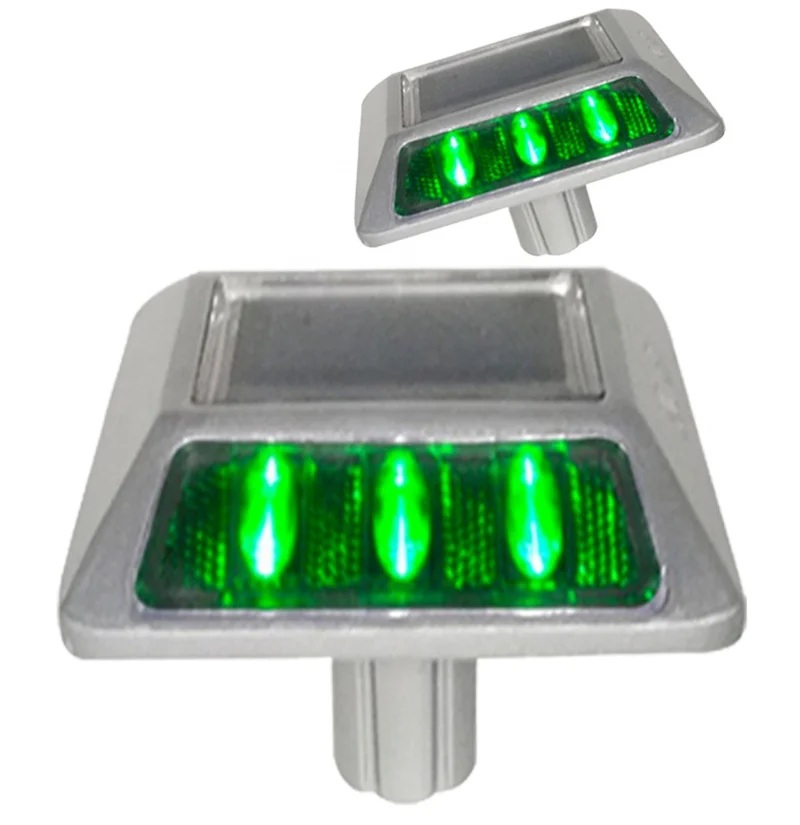 Factory direct IP68 aluminium solar road stud price warning traffic tunnel wired studswith high quality