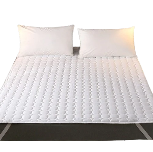 Factory Hot Sale Comfortable Soft Pure Cotton Hotel Mattress Protective Pad Bedding Set