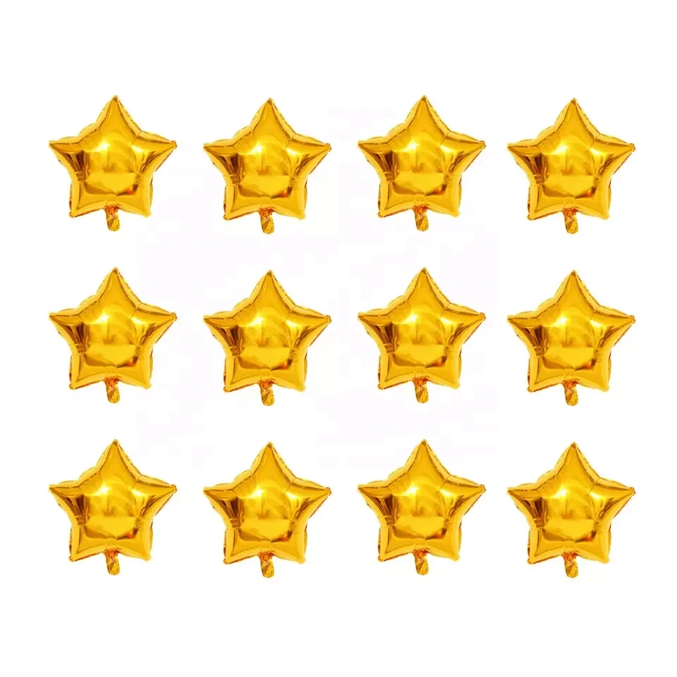 5 10 18 24 inch inflatable birthday party decorations rose gold helium star shape foil balloons