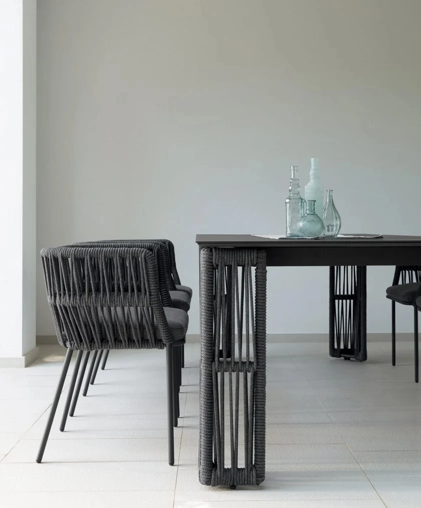 factory  direct garden table set modern dining table set outdoor dining table and chairs