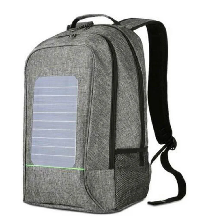 Large capacity usb charging solar backpack custom logo smart backpacks with solar panel wholesale solar rucksack