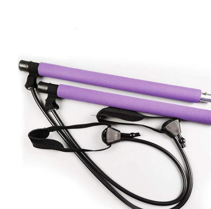 Adjustable Pilates Bar Yoga Fitness Body Indoor Rally Detachable Multi-functional Pilates Stick