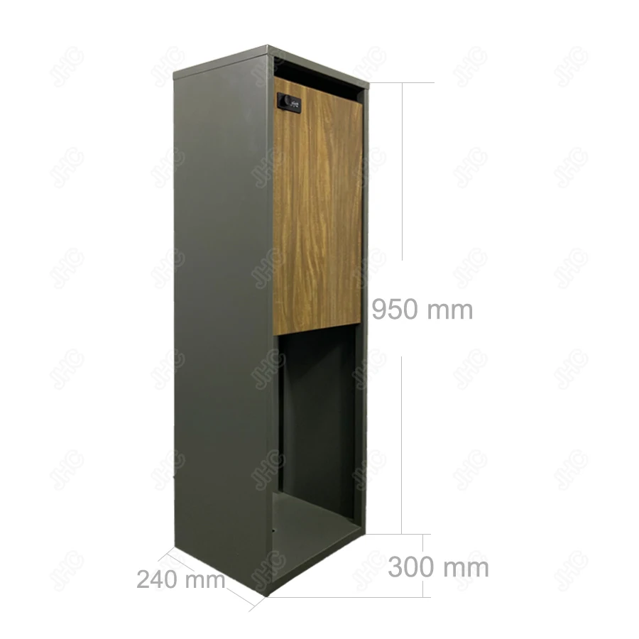 standing bolt mount parcel drop box with digital lock