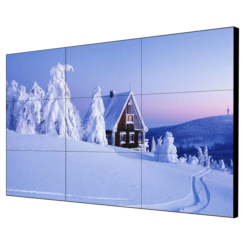 IDB Brand 65 Inch 4K UHD DID Display Ultra Narrow Bezel 2x2 Screen Advertising Player Digital Signage Displayer 3x3 LCD Video Wa