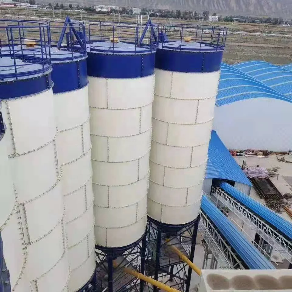 Factory Manufacture horizontal Cement Storage Silo vertical screw conveyor for cement silo 100 ton