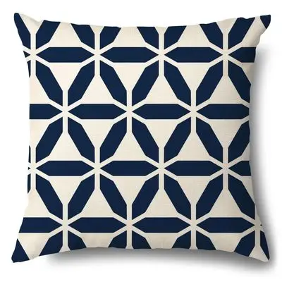 Simple Geometric Cushion Cover Diamond Striped Wave Throw Pillow Cover Decorative Sofa Pillow Case Pillowcase 45x45