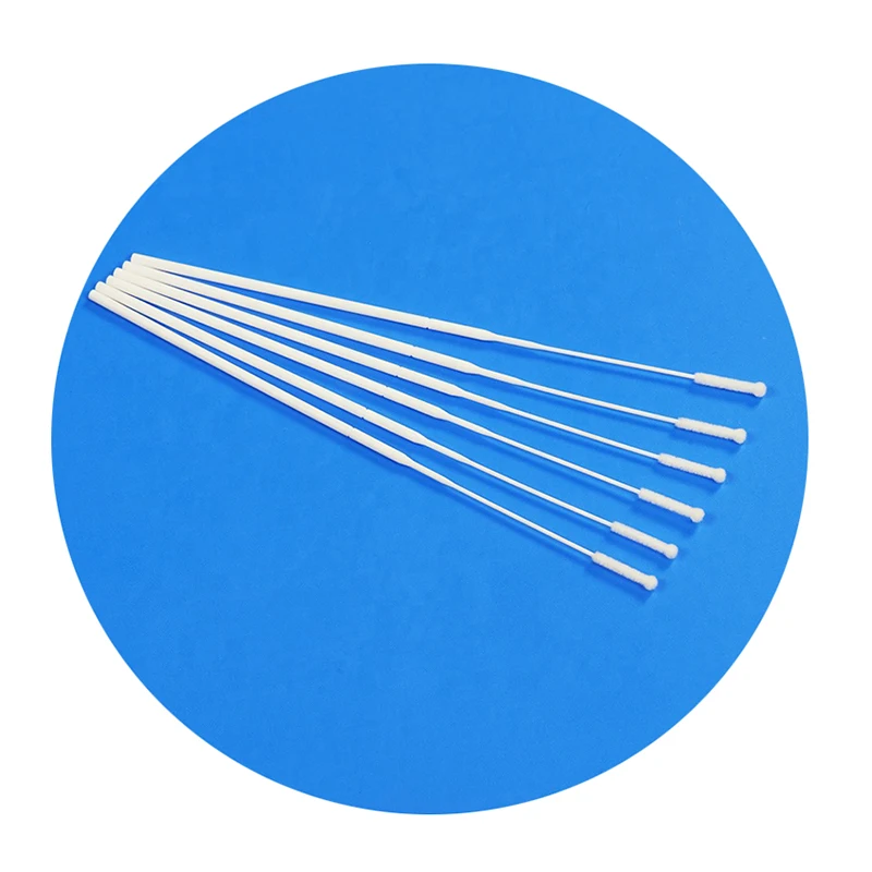 Sterile Nasopharyngeal swab cells specimen collection nylon flocked swab