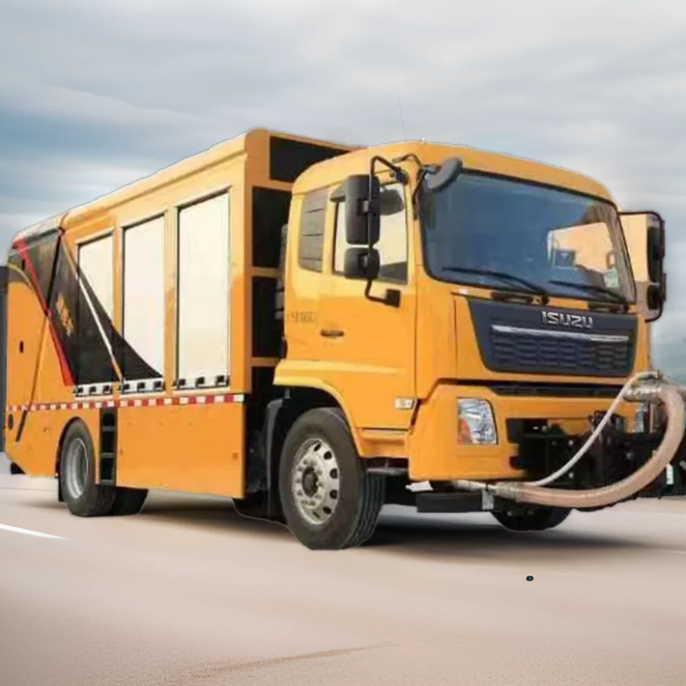 New High-Efficiency High-Speed Road Sweeper Truck Effective Street Cleaner Vehicle High-Speed Pump Engine Motor Gear Components