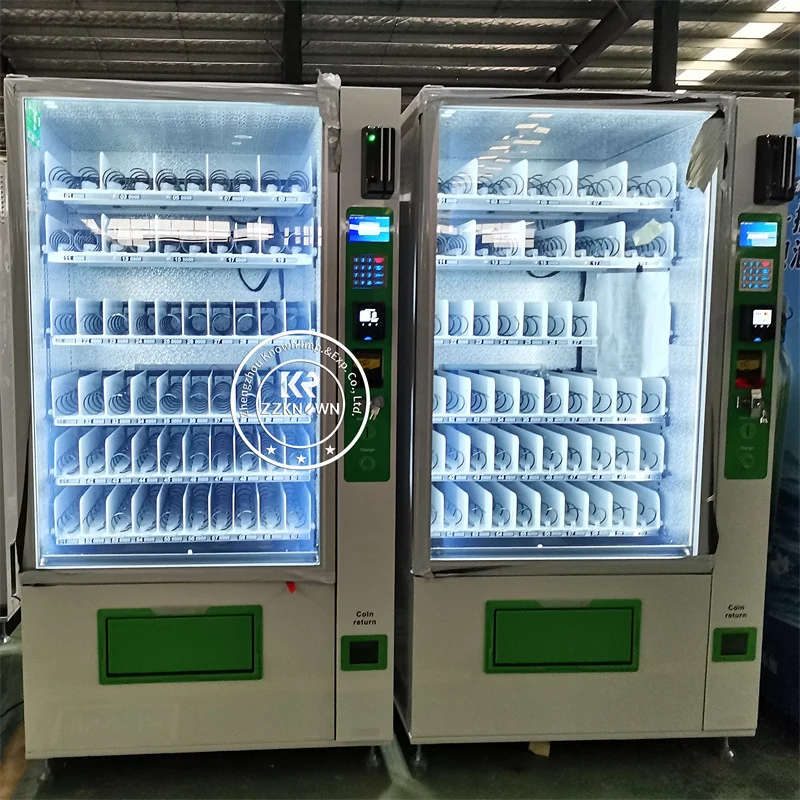 New style drink snack vending machine With Touch Screen Automatique Drink Selling Vending Machine For Drinks And Snacks