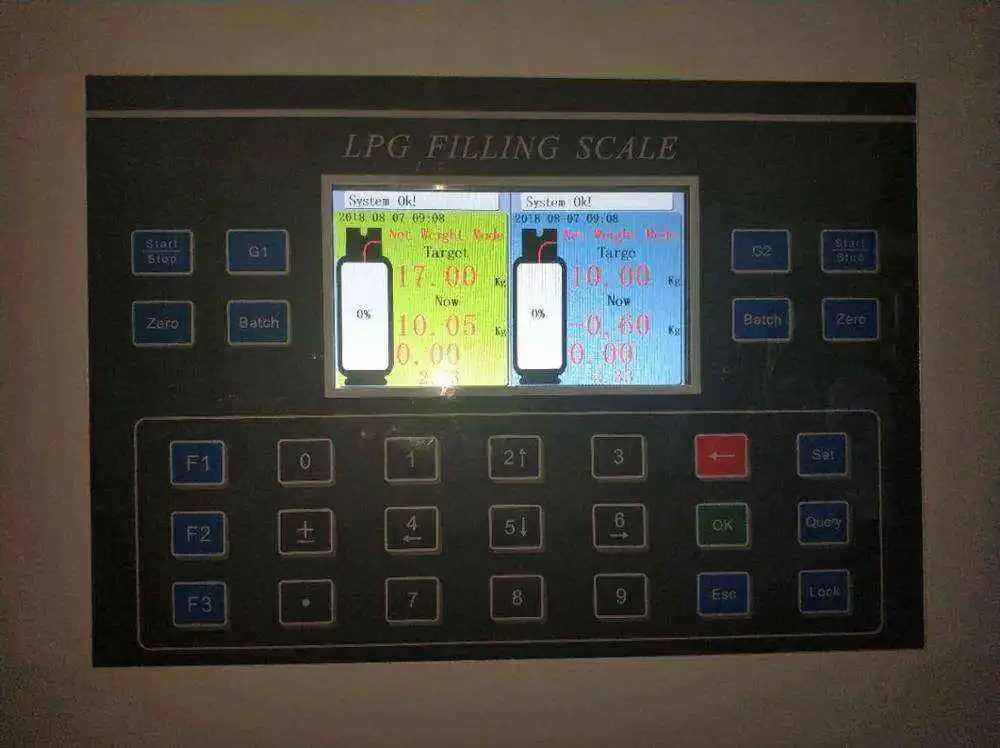 Manufacturer Double Nozzle Electronic Lpg Filling Scale for Gas Filling Station