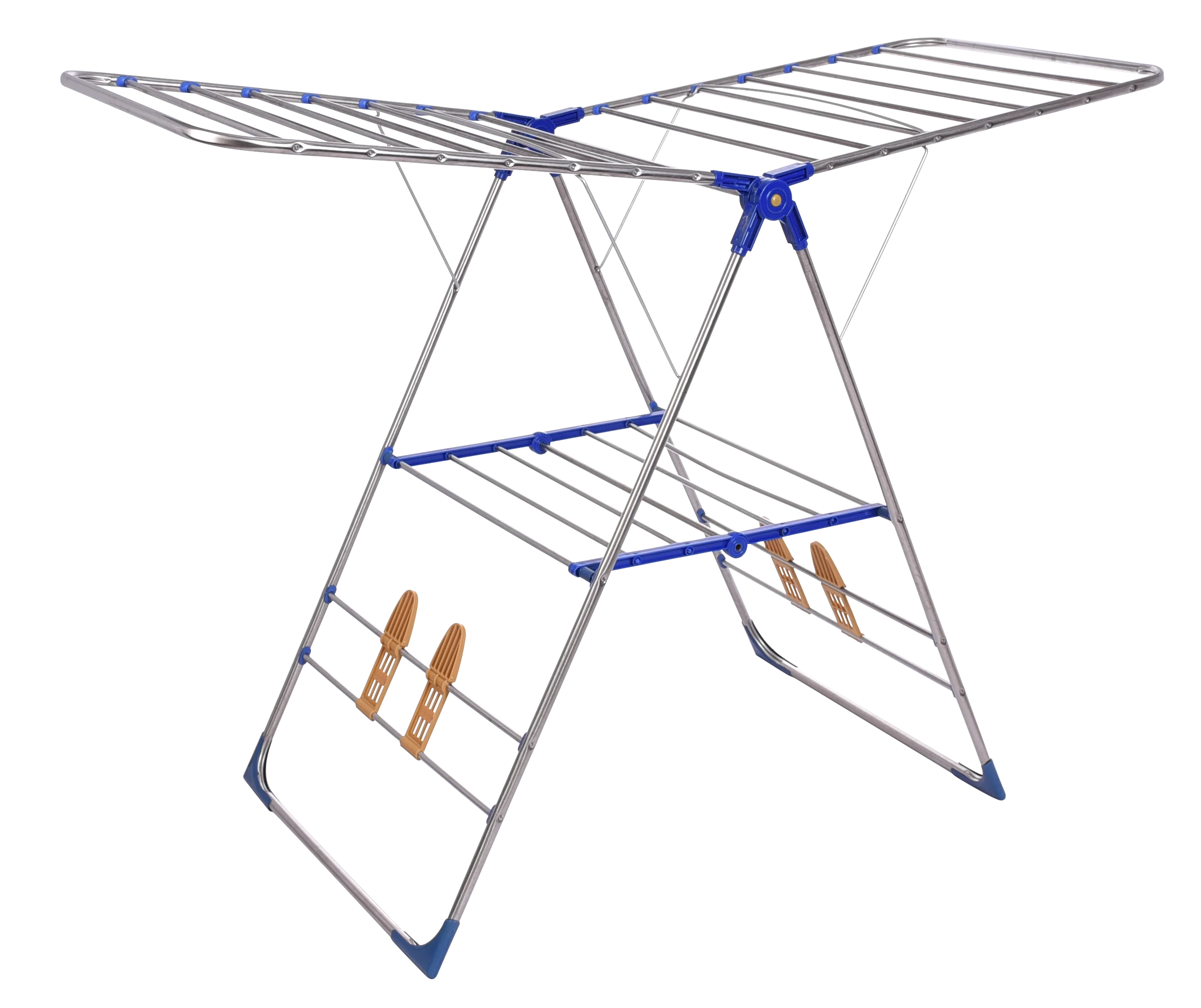 home hanger stainless steel foldable cloth dryer stand clothes