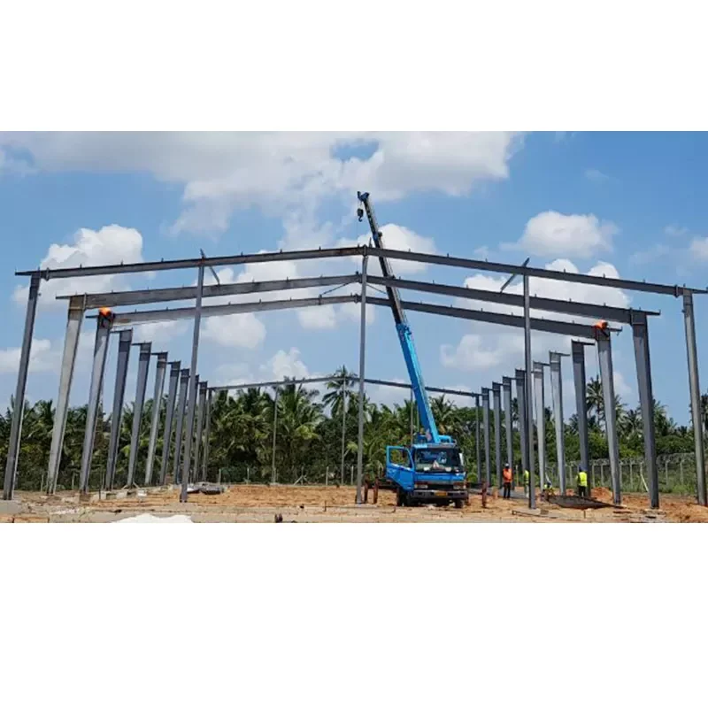 Сборная стальная конструкция складское здание предварительно спроектированная из