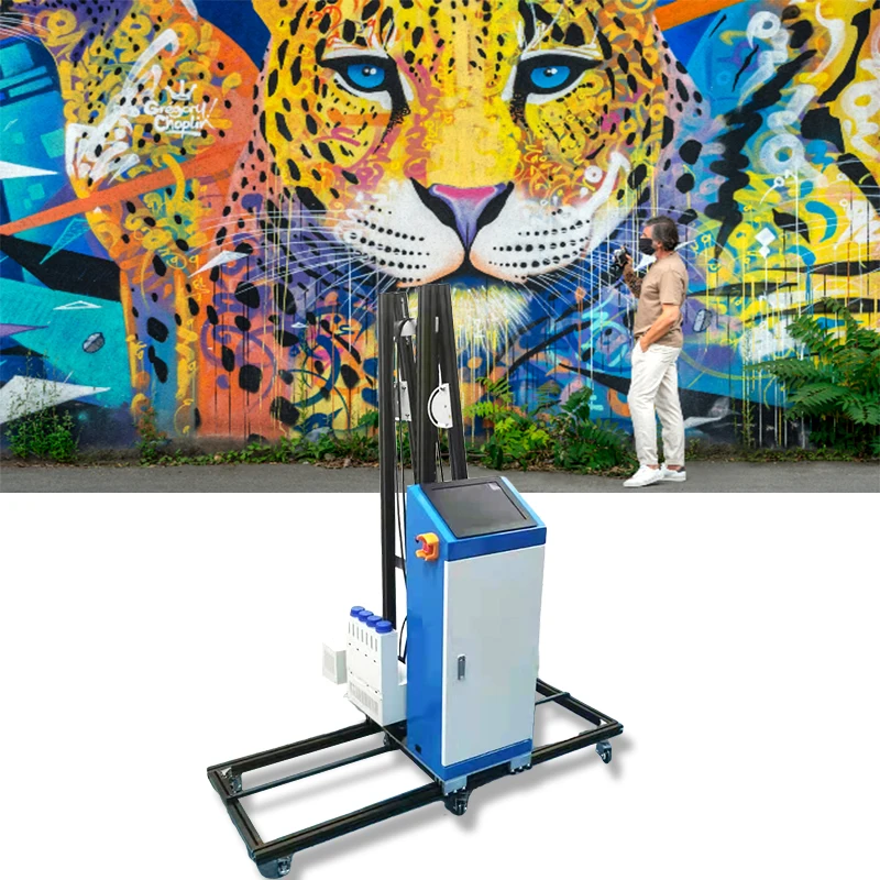 3d vertical mural uv wall inkjet printer outdoor wheel direct to wall printer machine for wall mural 3d