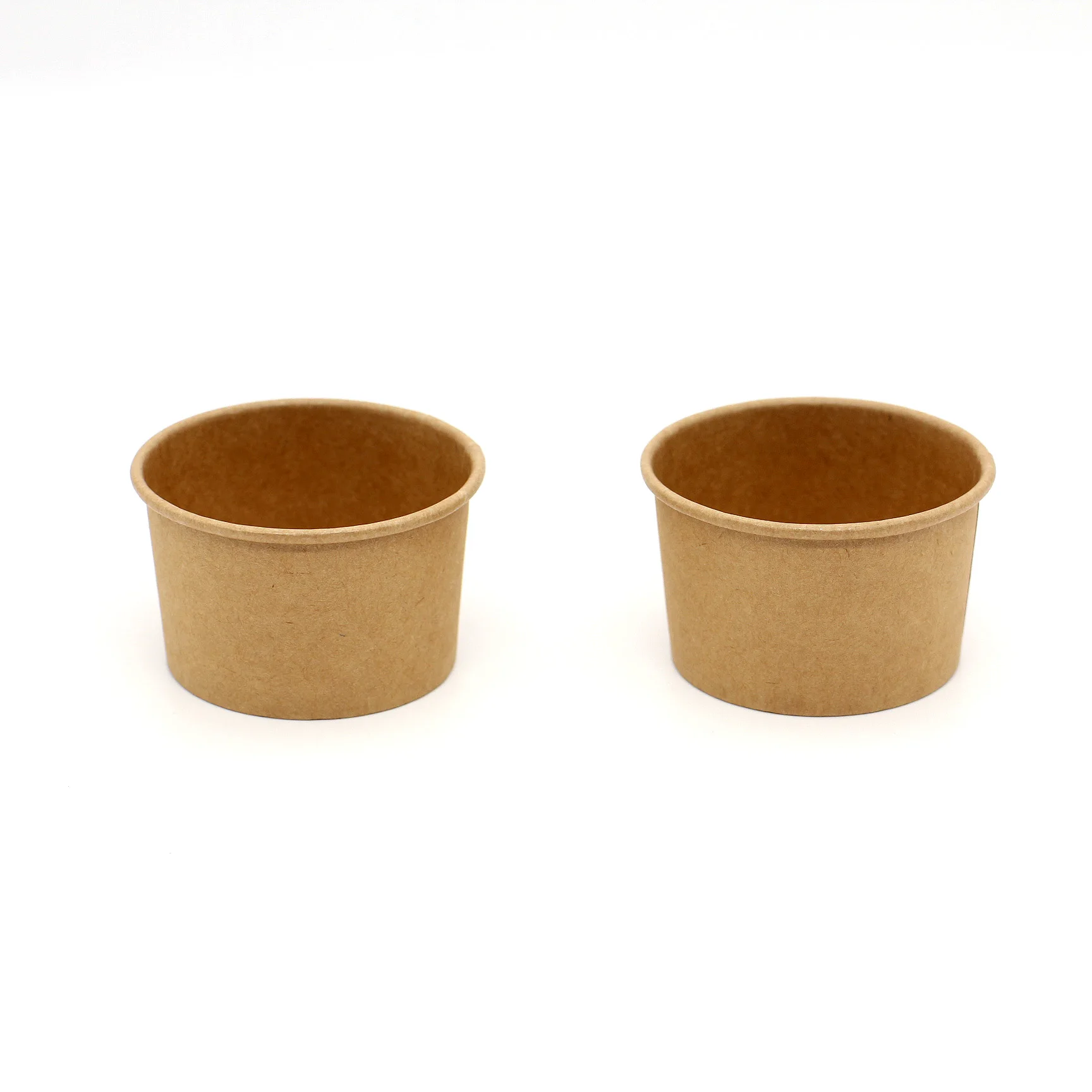 disposable single wall 3oz small sauce cup kraft paper cup custom color logo