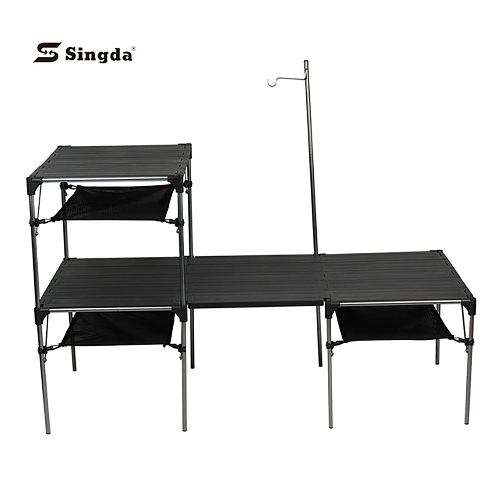 
Singda Camping Outdoor table Splicing Folding Table Changeable Picnic BBQ Dinner Camping Table 