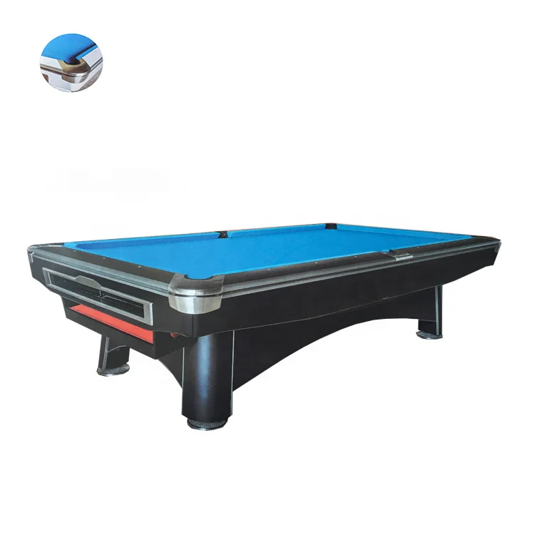 New design Six Generation 9ft solid wood Billiard pool table with free accessories