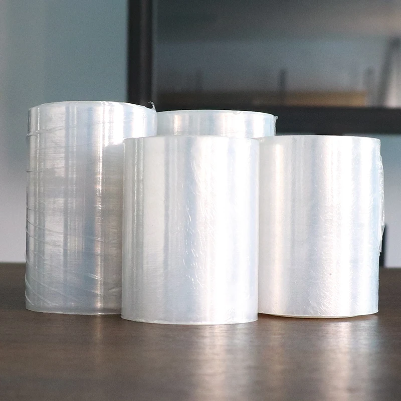 plastic film clear jumbo mini lldpe pallet wrap stretch wrapping film roll stretch film
