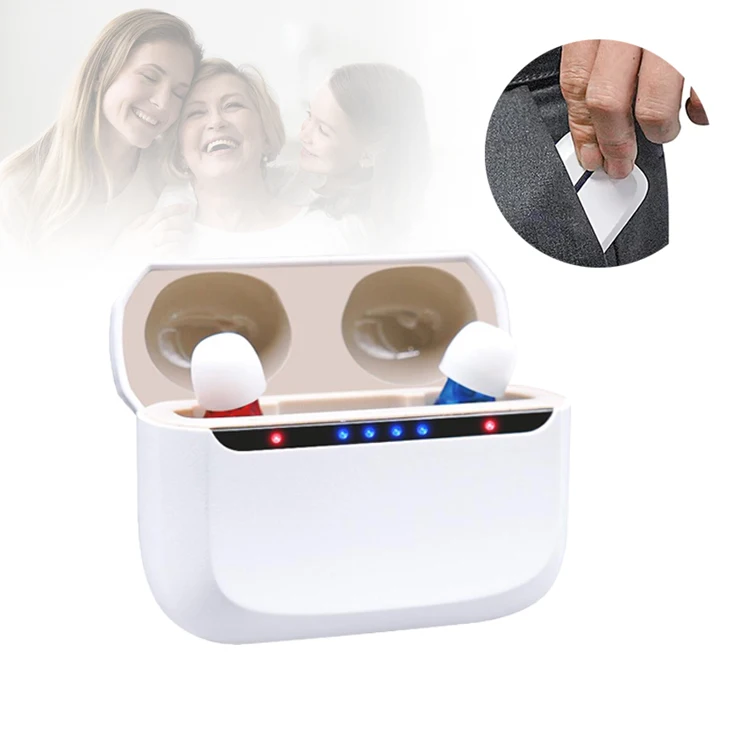 Factory Oem Odm Intelligent Noise Reduction Mini Ite Hearing Aid Rechargeable Ear Hearing Aids For The Deaf