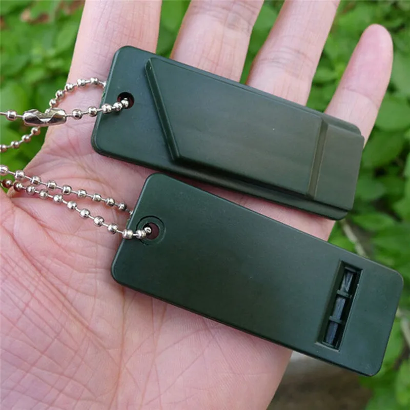  Outdoor Soccer Baseball Referee Whistle Camp Hike Rescue Survive Signa Emergent Sport