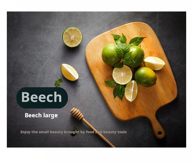Western food cut steak board bread cake solid wood pizza plate base support cutting board food wood pallet_24