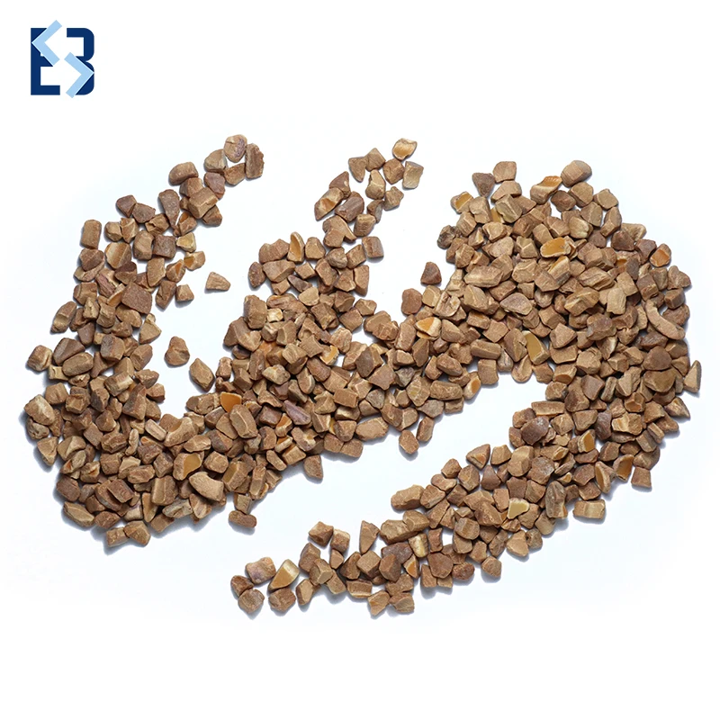 40/60 Crushed Abrasive Sanding Blasting Polishing Grit Granule Granis Sand Walnut Shell for Sandblasting
