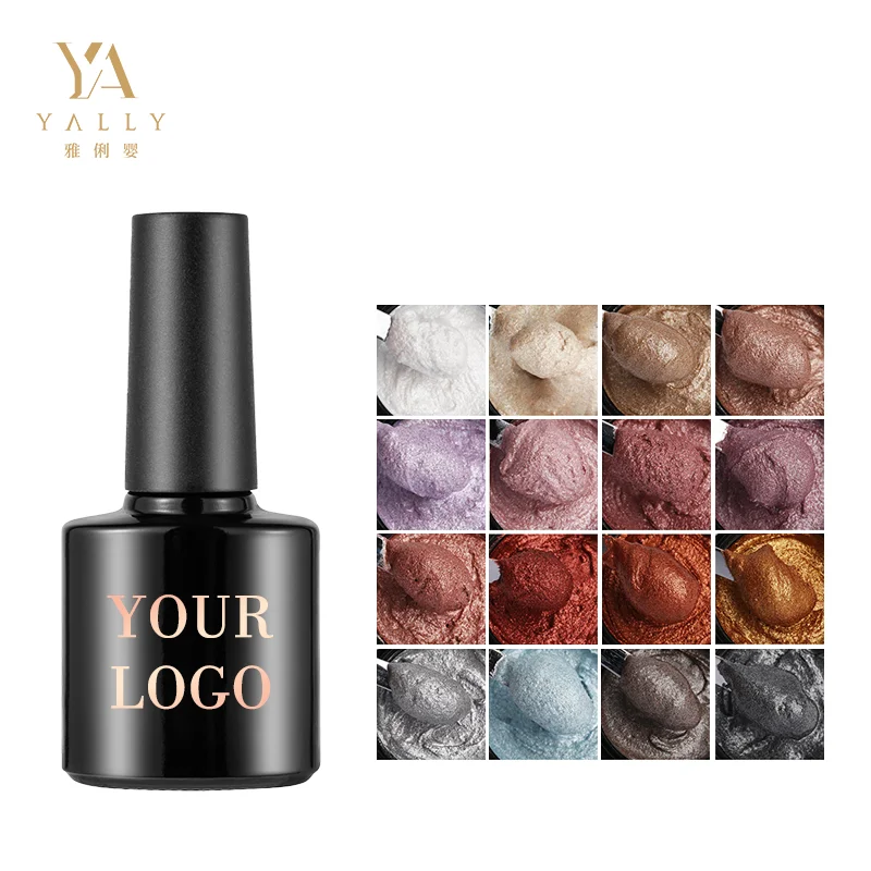 3D Sand Texture Metallic Gypsum Gel Nail Plaster Drawing Design Gel Soak Off Nail Art Polish Varnish