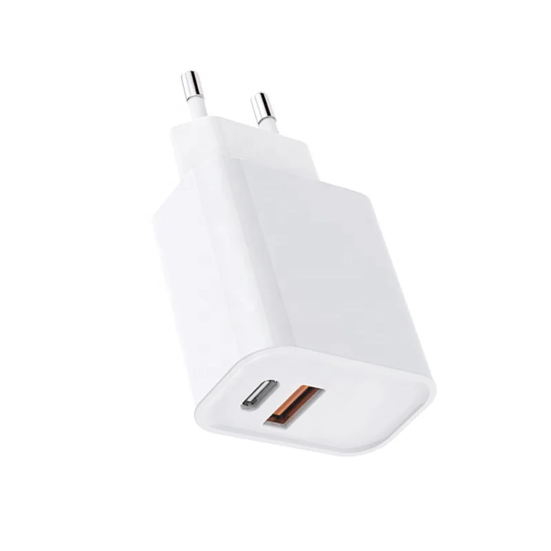 New Arrival PD20W USB A Type C US AU EU UK Plug PD Charger USB Adapter Charger Type C Home Charger Fast Charging Wholesale