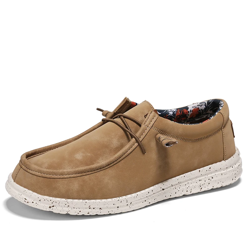 2023 Dudes Loafer Custom Men Boat Shoes Flat Other Trendy Casual Walking Style Slip on Boat Shoes for Men