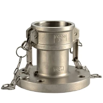 stainless steel 4 cam lock female flange with camlock fitting