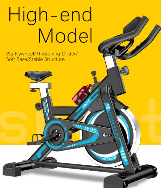 In Stock Professional Spinning Bike - Adjustable Stationary Bicycle for Indoor Cardio and Gym Exercise