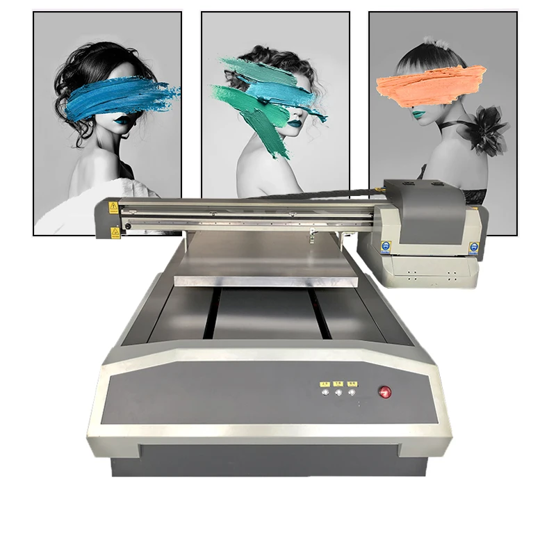 wood glass acrylic sheet 3d printing digital flatbed led 6090 uv printer A1