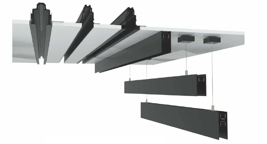 48V DC surface mounted magnetic linear track lights