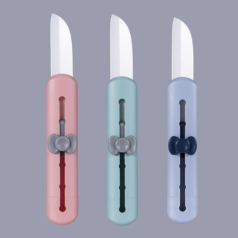 Wholesale Ceramic Retractable Blade Portable Paper Cutting Stationery Knife