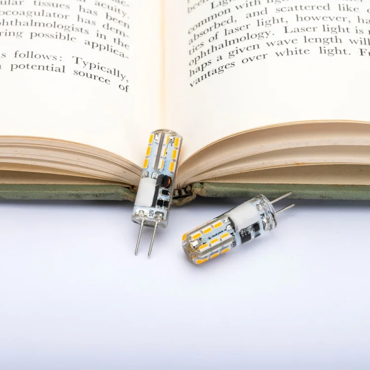 China LED supplier 4000k 6000K G4 LED bulb cool white no flicker DC 12v Bi Pin residential LED crystal light bulb