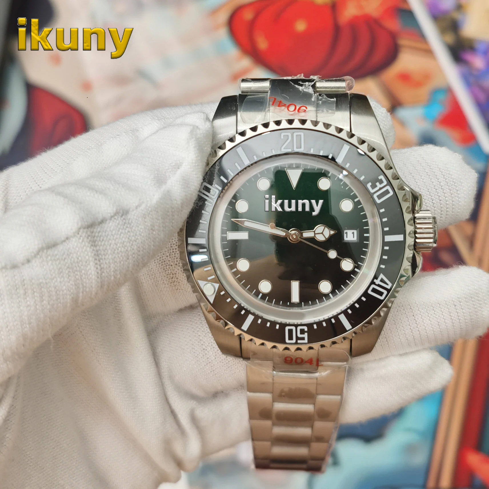 Wholesale 5A Top Cleaning Factory Luxury brand Fully Automatic Mechanical Business Watch 904L Precision Steel Sapphire Lens